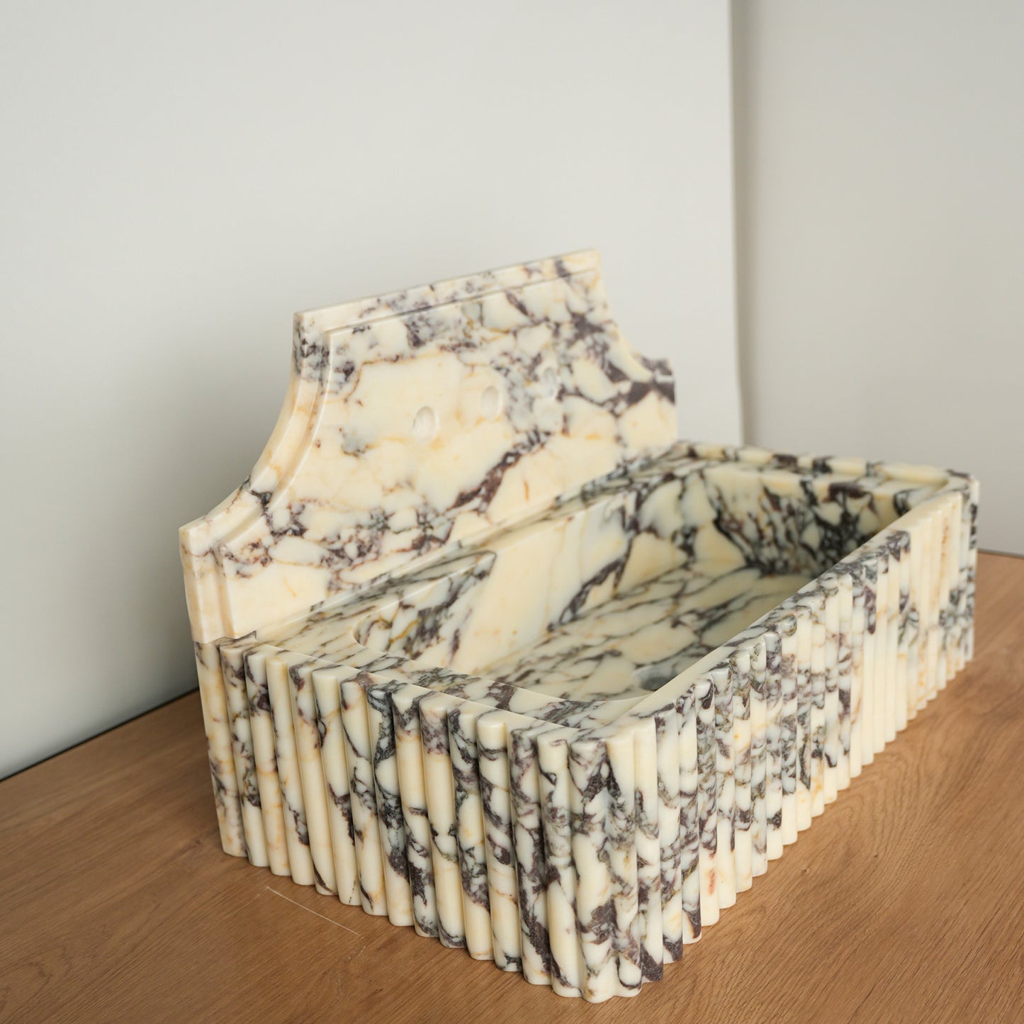 Calacatta Viola Marble Sink (wBacksplash)