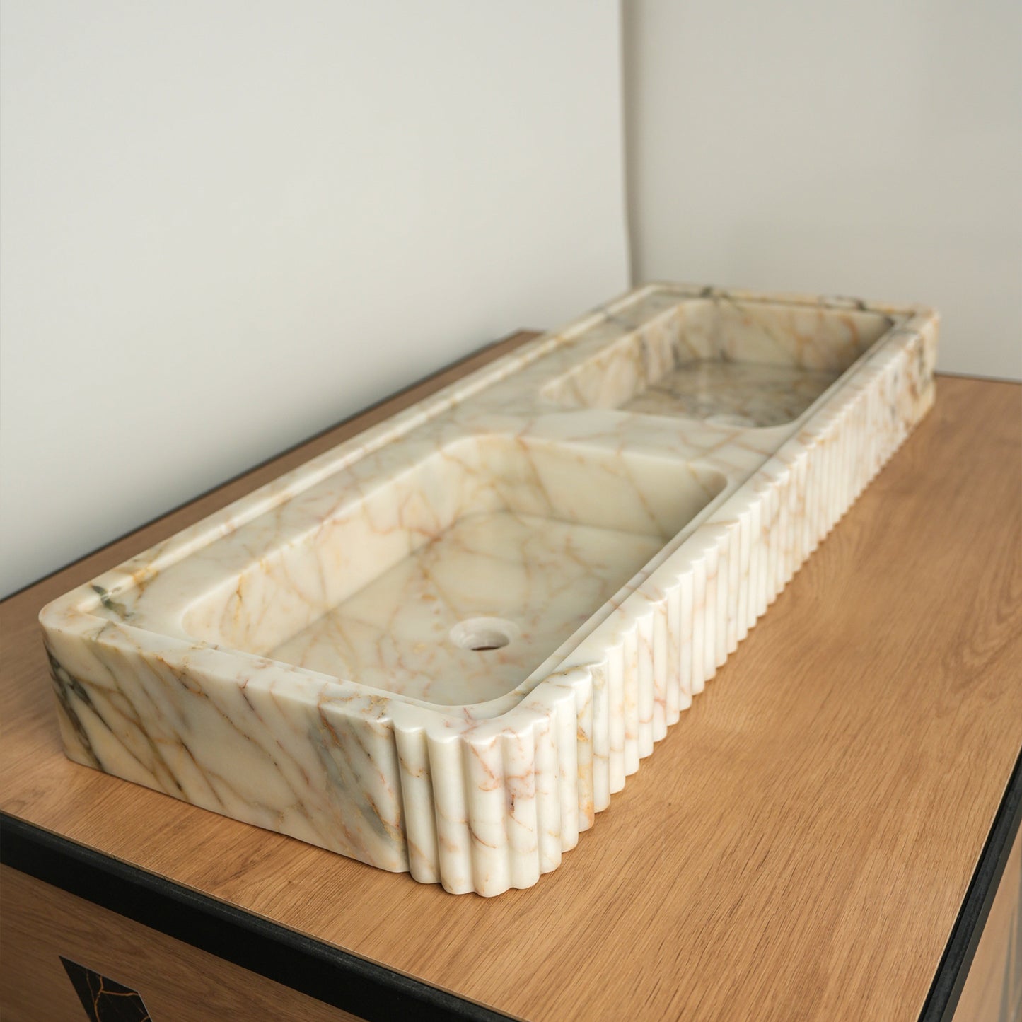 Calacatta Gold Marble Sink (Double Sink)