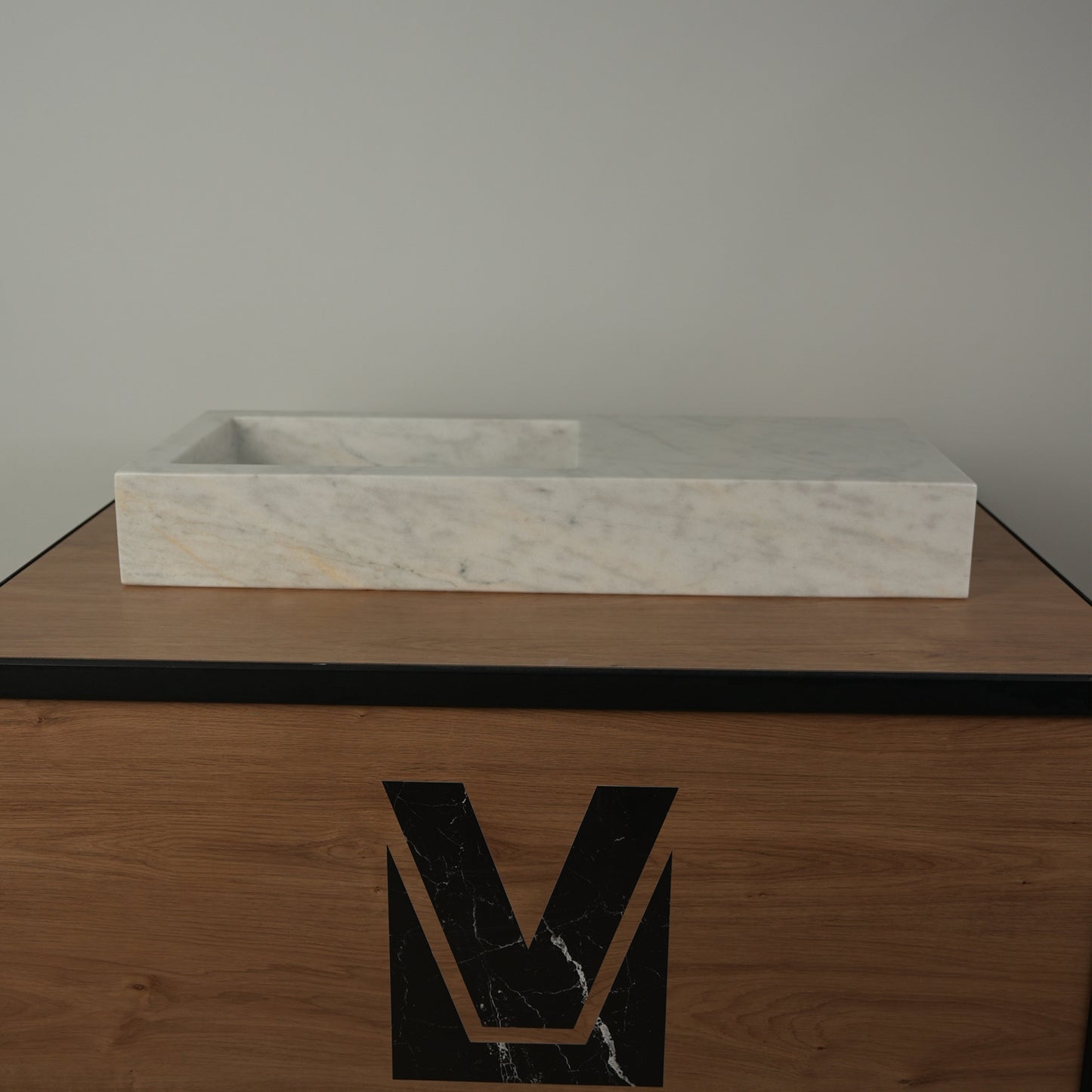 Carrara White Marble Sink (Extra Vanity)