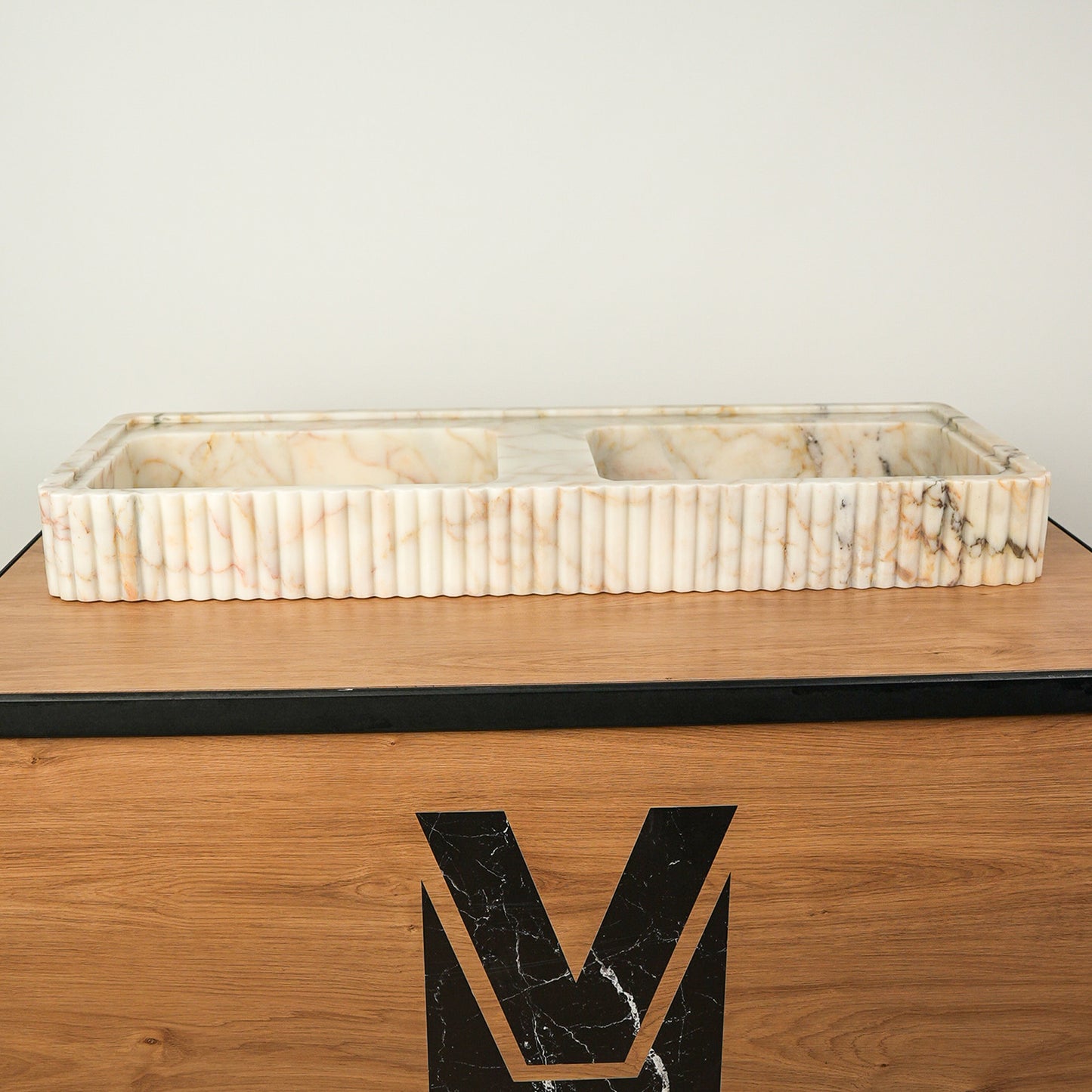 Calacatta Gold Marble Sink (Double Sink)