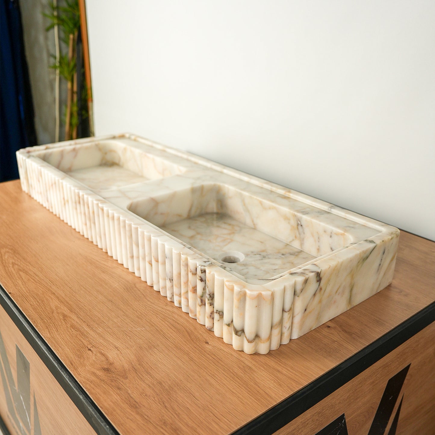 Calacatta Gold Marble Sink (Double Sink)