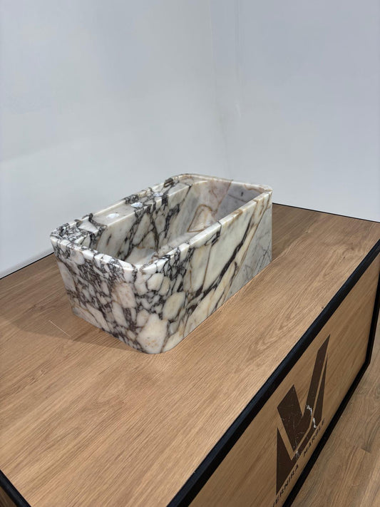 Calacatta Viola Marble Sink (H25)
