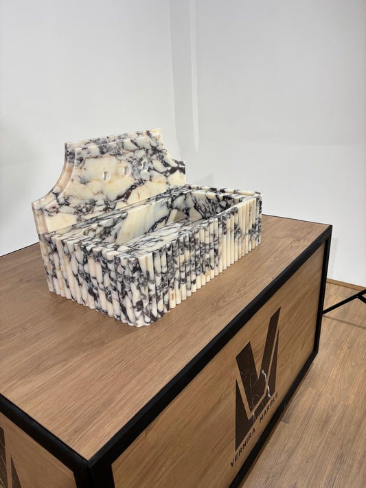 Calacatta Viola Marble Sink (wBacksplash)