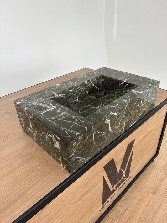 Green Levanto Marble Sink