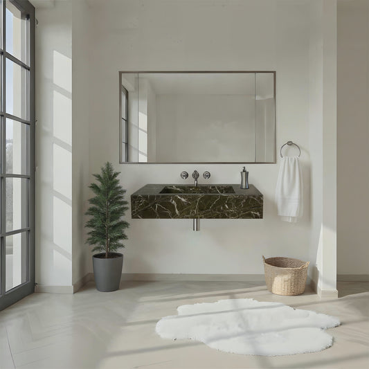 Green Levanto Marble Sink