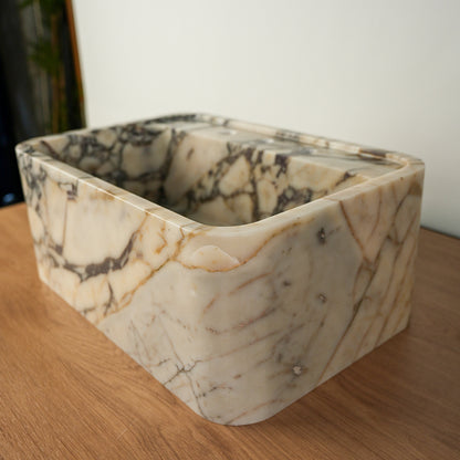 Calacatta Viola Marble Sink (H25)