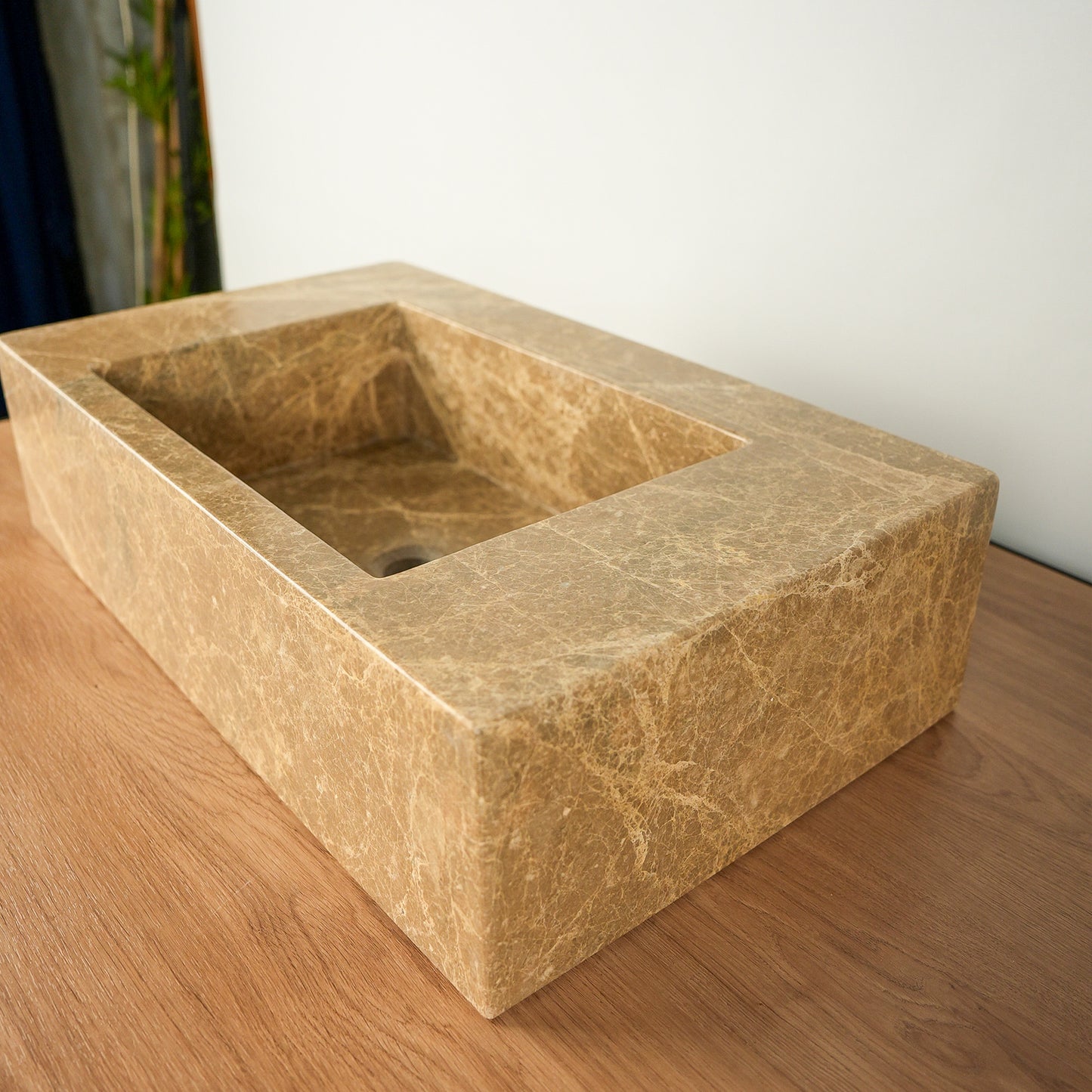 Emperador Marble Sink