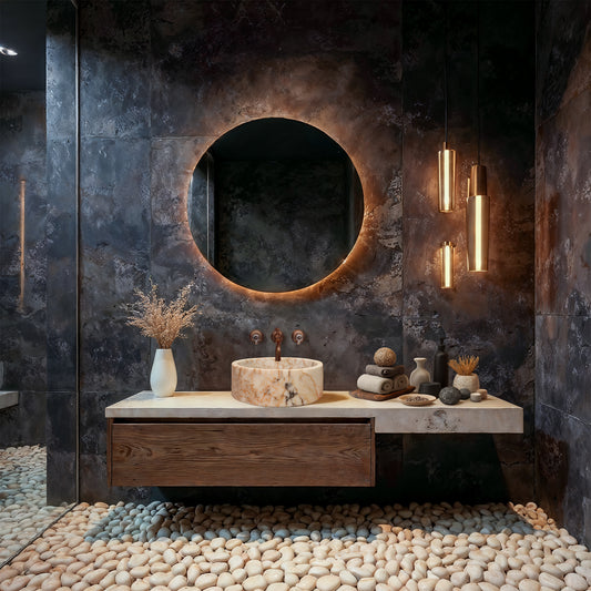 Calacatta Gold Marble Sink (Vessel)